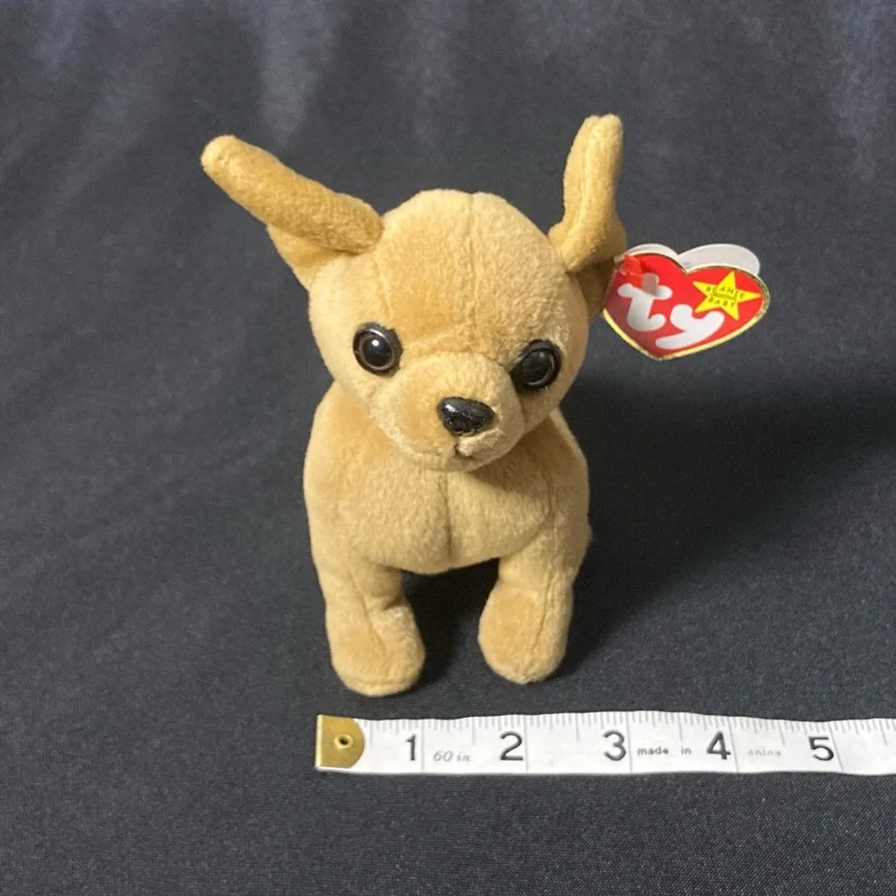 Vintage 1999 Tiny The Chihuahua Dog Ty Beanie Baby Plush - Picture 15 of 16